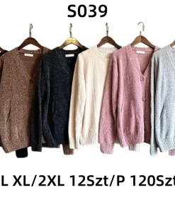 Swetry Damskie,size m/l-xl/2xl,Paczka 12szt ,mix kolor
