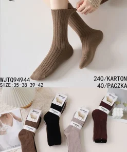 Skarpety Damskie,size 35-42,Paczka 40szt,mix kolor