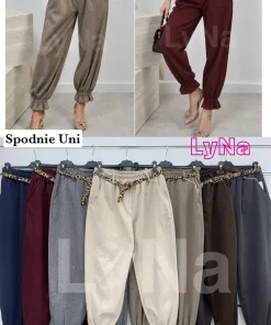 Spodnie Damskie WŁOSKA,Size uni,paczka 6szt, mix kolor