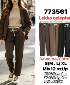 Spodnie Damskie,size s/m-l/xl,paczka 12szt,mix kolor