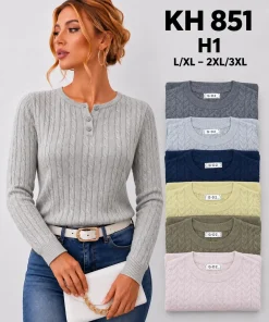 Swetry damskie,size l/xl-2/3xl,paczka 12szt,mix kolor