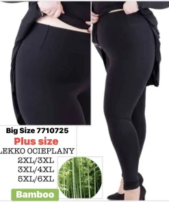 Leginsy Damskie,size 2/3-5/6xl,paczka 12szt,1kolor
