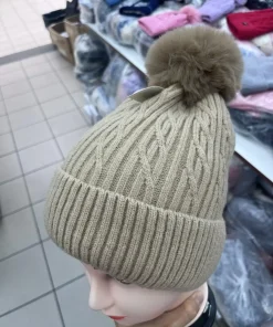 Czapki Damskie ,paczka 12szt, mix kolor