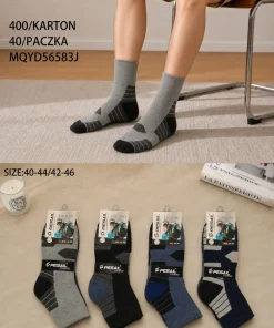 Skarpety MĘSKIE,size 40-46,Paczka 40szt ,mix kolor