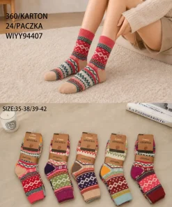 Skarpety Damsskie,size 35-42,Paczka 40szt ,mix kolor
