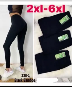 Leginsy Damskie,size 2xl-6xl,Paczka 12szt ,1kolor