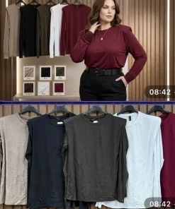 Bluzki damskie,size uni,paczka 6szt,mix kolor
