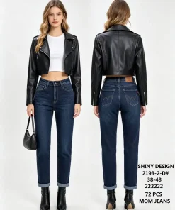 Jeansy Damskie,size 38-48,Paczka 12szt ,1 kolor