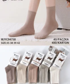 Skarpety Damskie,size 35-42,Paczka 40szt,mix kolor