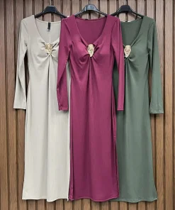 Sukienki Damskie WŁOSKA,Size uni,paczka 6szt, mix kolor