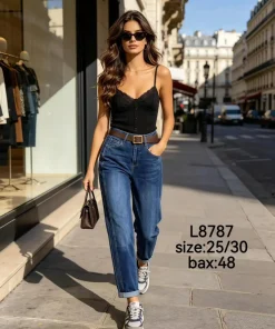 Jeansy Damskie,size 25-30,paczka 12szt,1kolor
