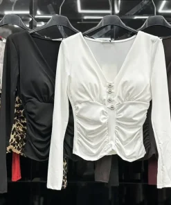 Bluzki Damskie WŁOSKA,Size uni,paczka 6szt, mix kolor