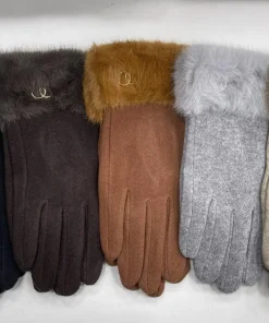 Rękawiczki Damskie,paczka 12szt,mix kolor