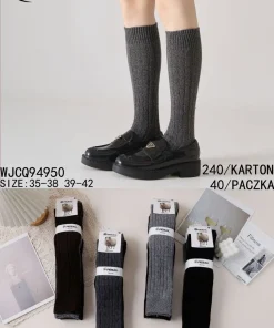 Pończochy Damskie,size 35-42,Paczka 40szt,mix kolor