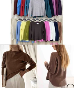 Swetry Damskie WŁOSKA,Size uni,paczka 6szt, mix kolor