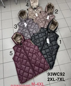 Kamizelki Damskie ,Size 2-7xl,paczka 6szt, 1kolor