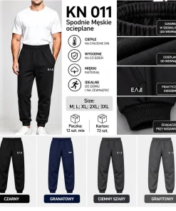 Spodnie MĘSKIE,size m-3xl,paczka 12szt,mix kolor