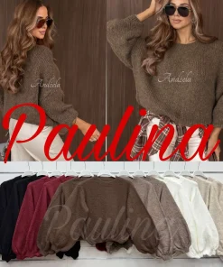 Swetry Damskie WŁOSKA,Size uni,paczka 6szt, mix kolor