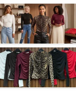 Bluzki Damskie WŁOSKA,Size uni,paczka 6szt, mix kolor