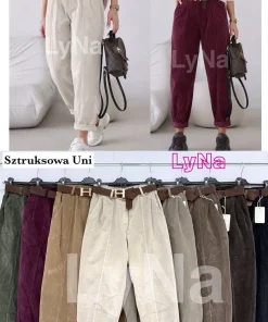 Spodnie Damskie WŁOSKA,Size uni,paczka 6szt, mix kolor