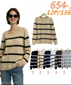 Swetry Damskie ,Size uni,paczka 12szt, mix kolor