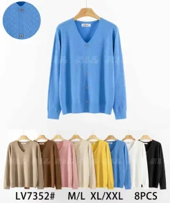 Swetry Damskie ,Size m/l-xl/2xl,paczka 8szt, mix kolor