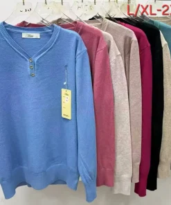 Swetry Damskie ,Size l/xl-2/3xl,paczka 10szt, mix kolor