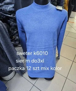 Swetry MĘSKIE,size m-3xl,Paczka 12szt,mix kolor
