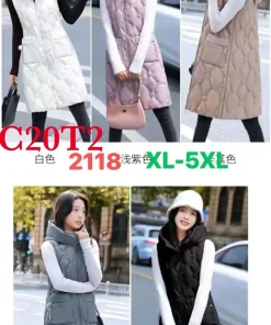 Kamizelki Damskie,size xl-5xl,paczka 5szt,1kolor