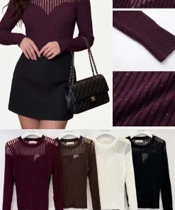 Swetry damskie,size uni,Paczka 10szt,mix kolor