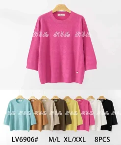 Swetry damskie ,size m/l-xl/2xl,Paczka 8szt ,mix kolor