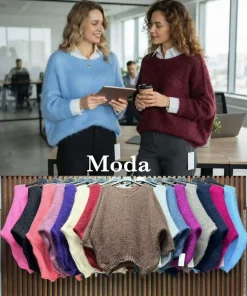 Swetry Damskie ,Size uni ,paczka 6szt, mix kolor