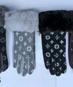 Rękawiczki damskie,paczka 12szt,mix kolor