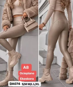 Spodnie skórzane Damskie,size s/m-l/xl,paczka 12szt,1kolor