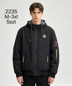 Kurtki MĘSKIE,size m-3xl,Paczka 5szt,1 kolor
