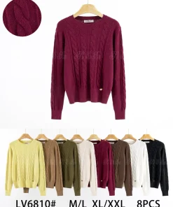 Swetry damskie,size m/l-xl/2xl,paczka 8szt,mix kolor