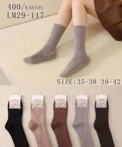 Skarpety Damskie,size 35-42,Paczka 40szt,mix kolor