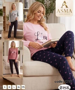 Piżama Damskie,size s-2xl,paczka 15szt,mix kolor