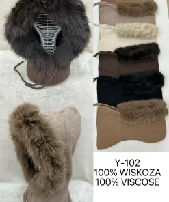 Czapki damskie,paczka 12szt,mix kolor