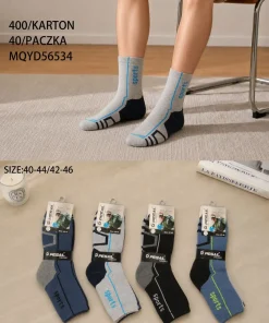 Skarpety MĘSKIE,size 40-46,Paczka 40szt ,mix kolor
