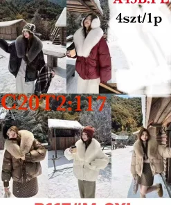 Kurtki Damskie, size m-2xl,paczka 4szt,1kolor