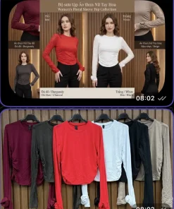 Bluzki Damskie WŁOSKA,Size uni,paczka 6szt, mix kolor