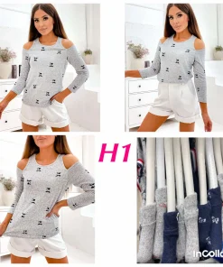 Bluzki Damskie ,Size m/l-xl/2xl,paczka 24szt, mix kolor