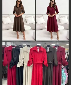 Sukienki Damskie WŁOSKA,Size uni,paczka 6szt, mix kolor