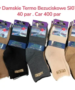 Skarpety Damskie,size 35-42,Paczka 40szt ,mix kolor