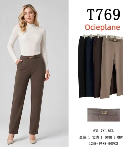 Spodnie Damskie,size 6xl-8xl,paczka 12szt,mix kolor