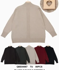 Swetry Damskie ,Size uni,paczka 10szt, mix kolor