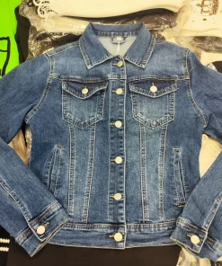 Kurtki Jeansowe Damskie,size m-5xl,Paczka 10szt ,1kolor
