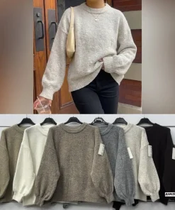 Swetry Damskie WŁOSKA,Size uni,paczka 6szt, mix kolor