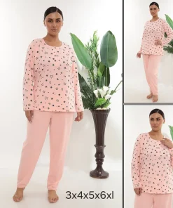 Piżama Damskie,size 3xl-6xl,Paczka 12szt ,1 kolor